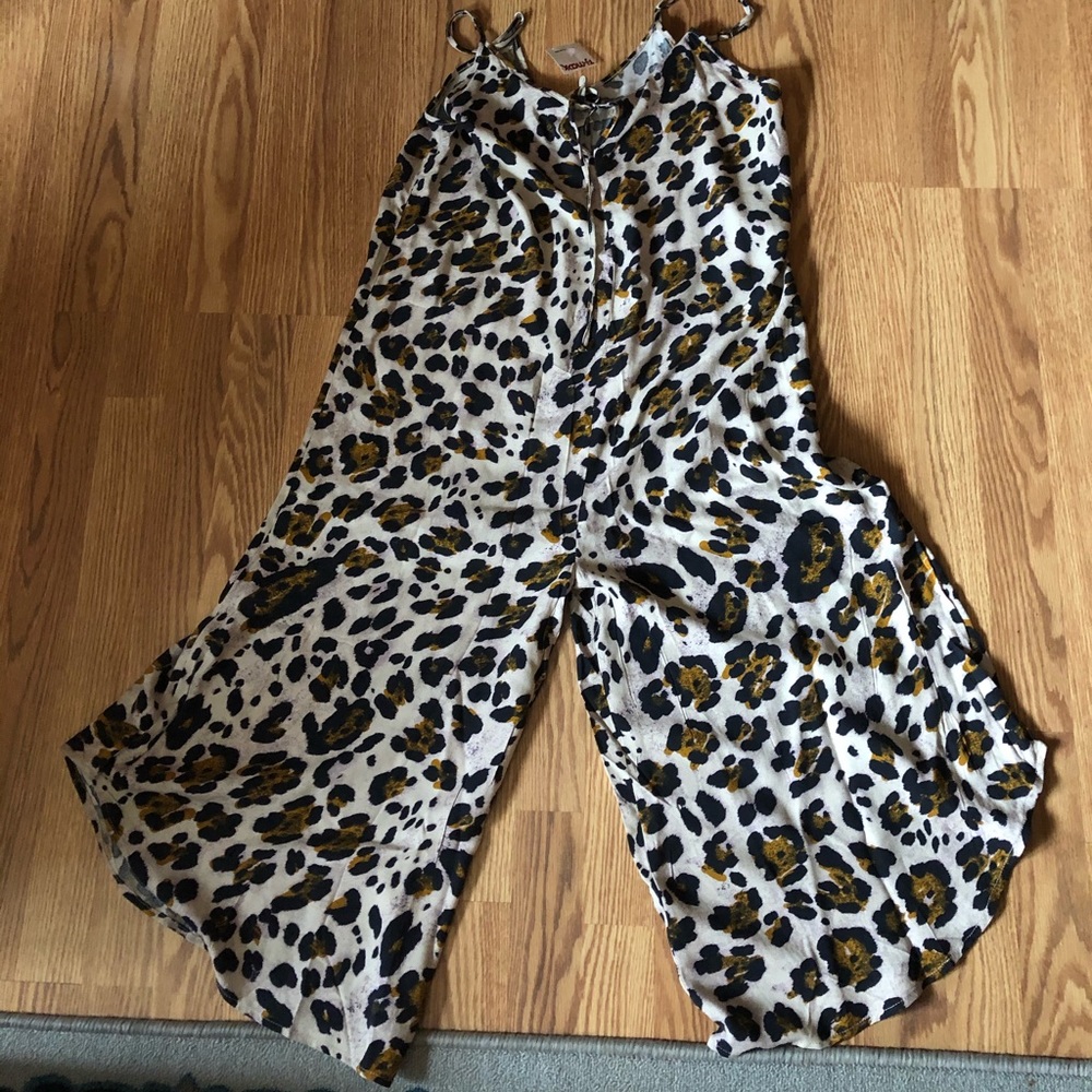 Leopard Capri jumpsuit